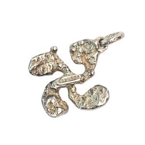 Sterling Silver Pendant, "Barbara" Mark, 1 1/4"